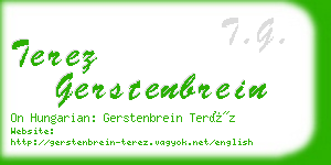 terez gerstenbrein business card